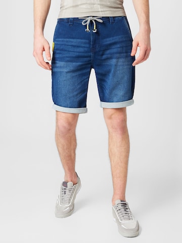 INDICODE JEANS Szabványos Farmer 'Ramon' - kék: elől