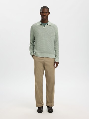 SELECTED Trui in Groen