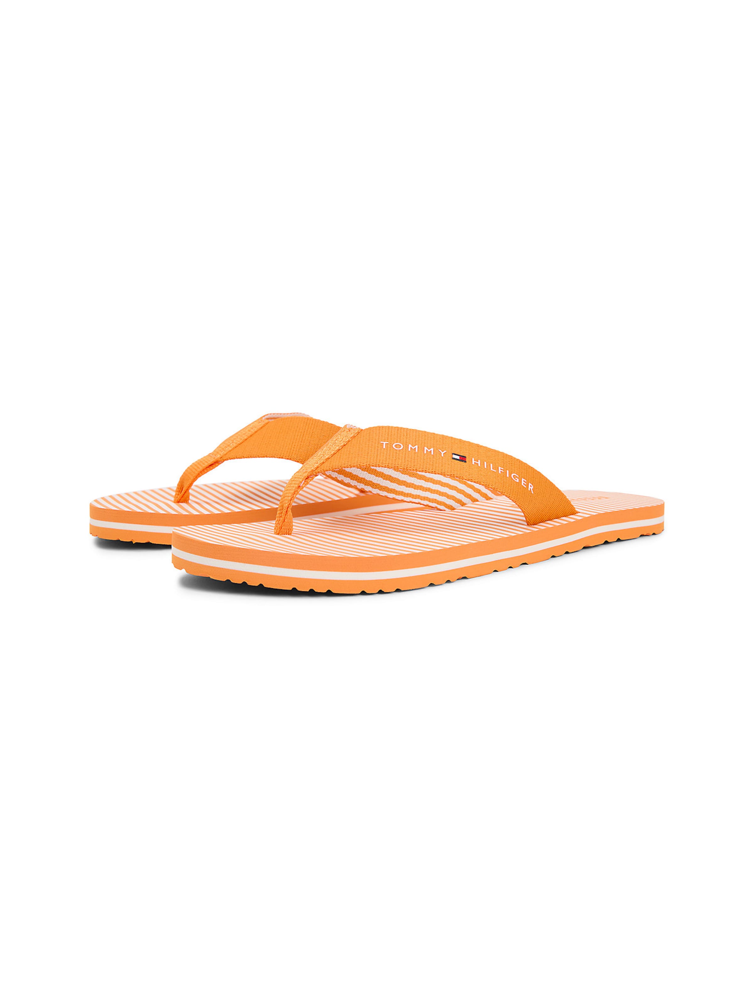 TOMMY HILFIGER Teenslipper 'Ithaca' in Oranje