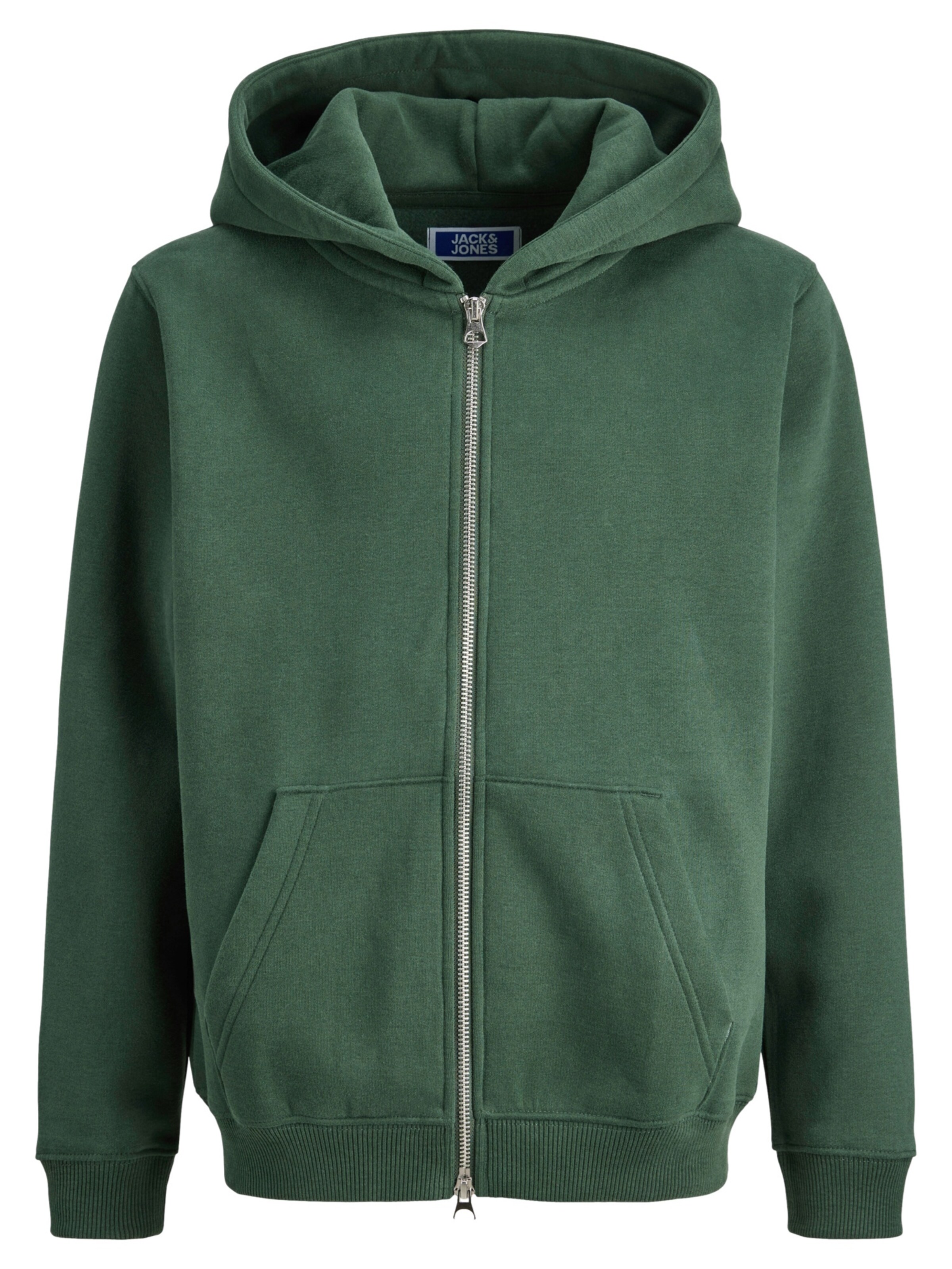 Veste de survêtement 'Bedford' Jack & Jones Junior en vert : devant