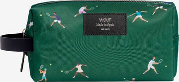 Wouf Toiletry Bag in Green: front