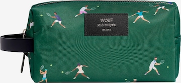 Wouf Toiletry Bag in Green: front