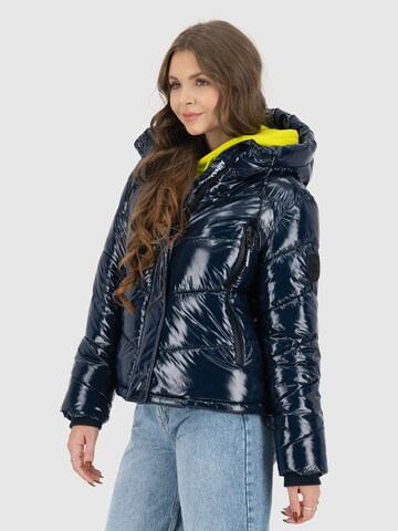 alife & kickin Winter Jacket 'DayanyAK A' in Blue