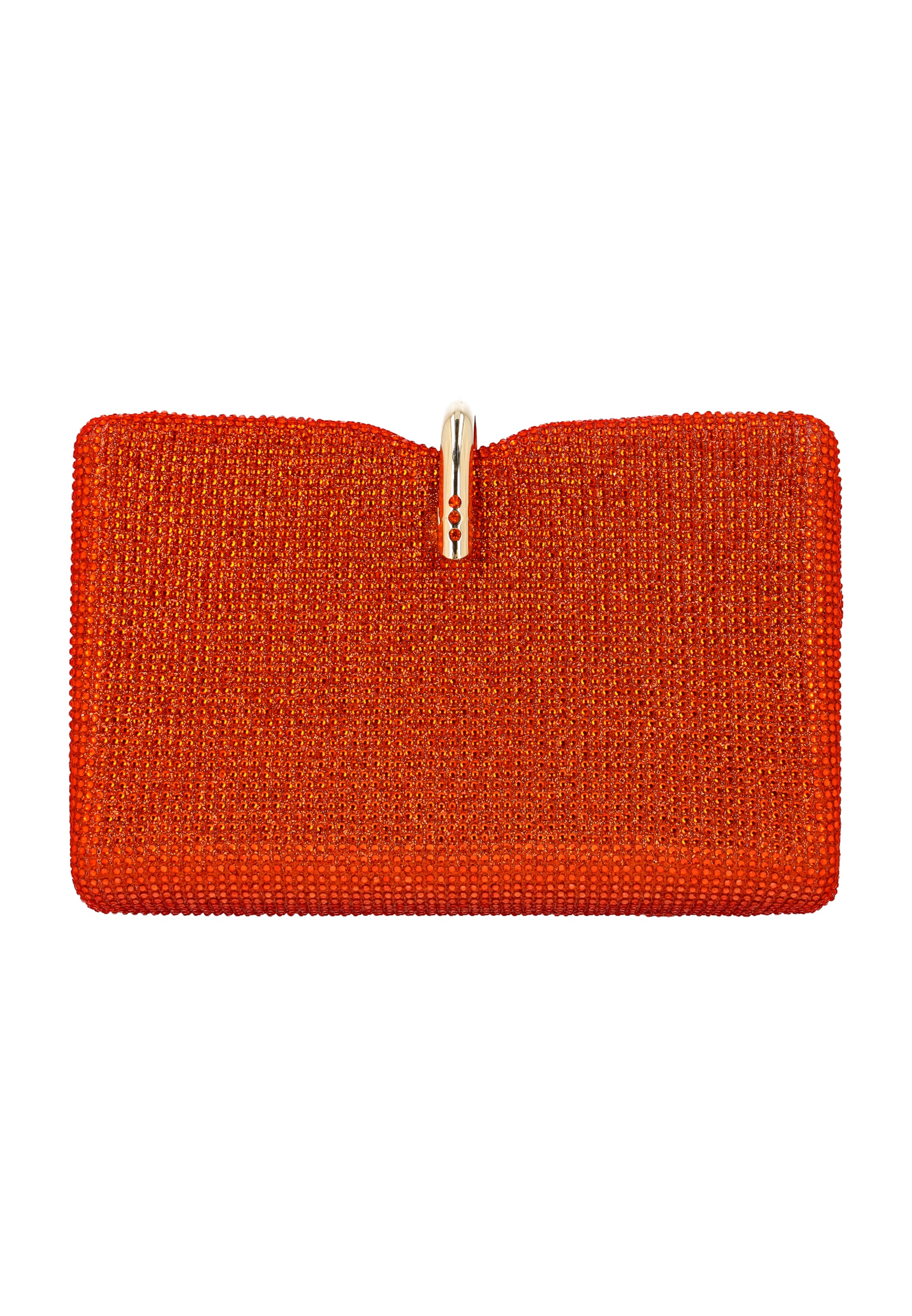 usha BLACK LABEL Clutch in Orange: front