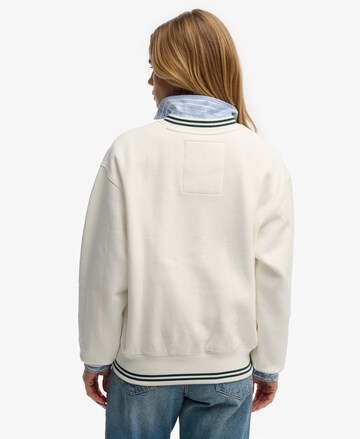 Sweat-shirt Superdry & Co en blanc