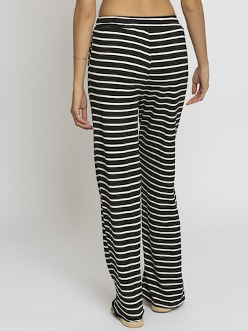 Wide Leg Pantalon 'Sveaa' Lilavie en noir