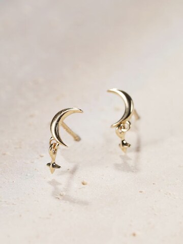 Boucles d'oreilles 'Celestial Glow' Dear Me en or