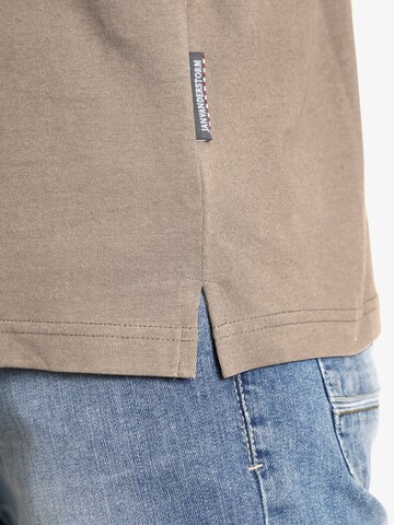 T-Shirt 'Nante' Jan Vanderstorm en beige
