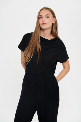 SAINT TROPEZ Jumpsuit 'NoriaSZ' in Black: front