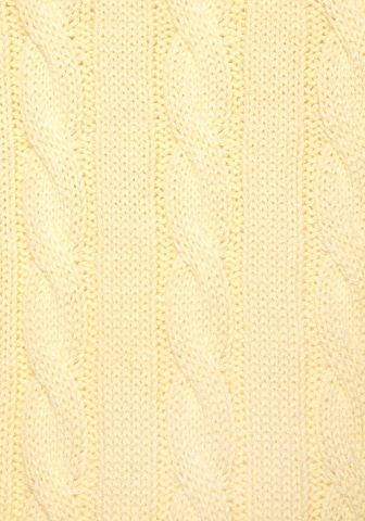 LASCANA Pulóver - sárga