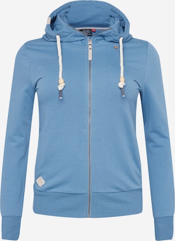 Ragwear Plus Zip-Up Hoodie 'PAYA' in Blue: front