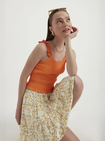Hiccup Top in Oranje