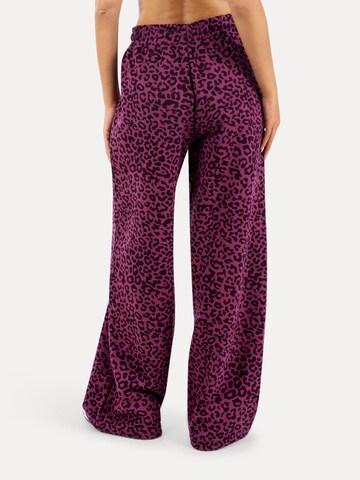 Smilodox Loose fit Trousers in Purple