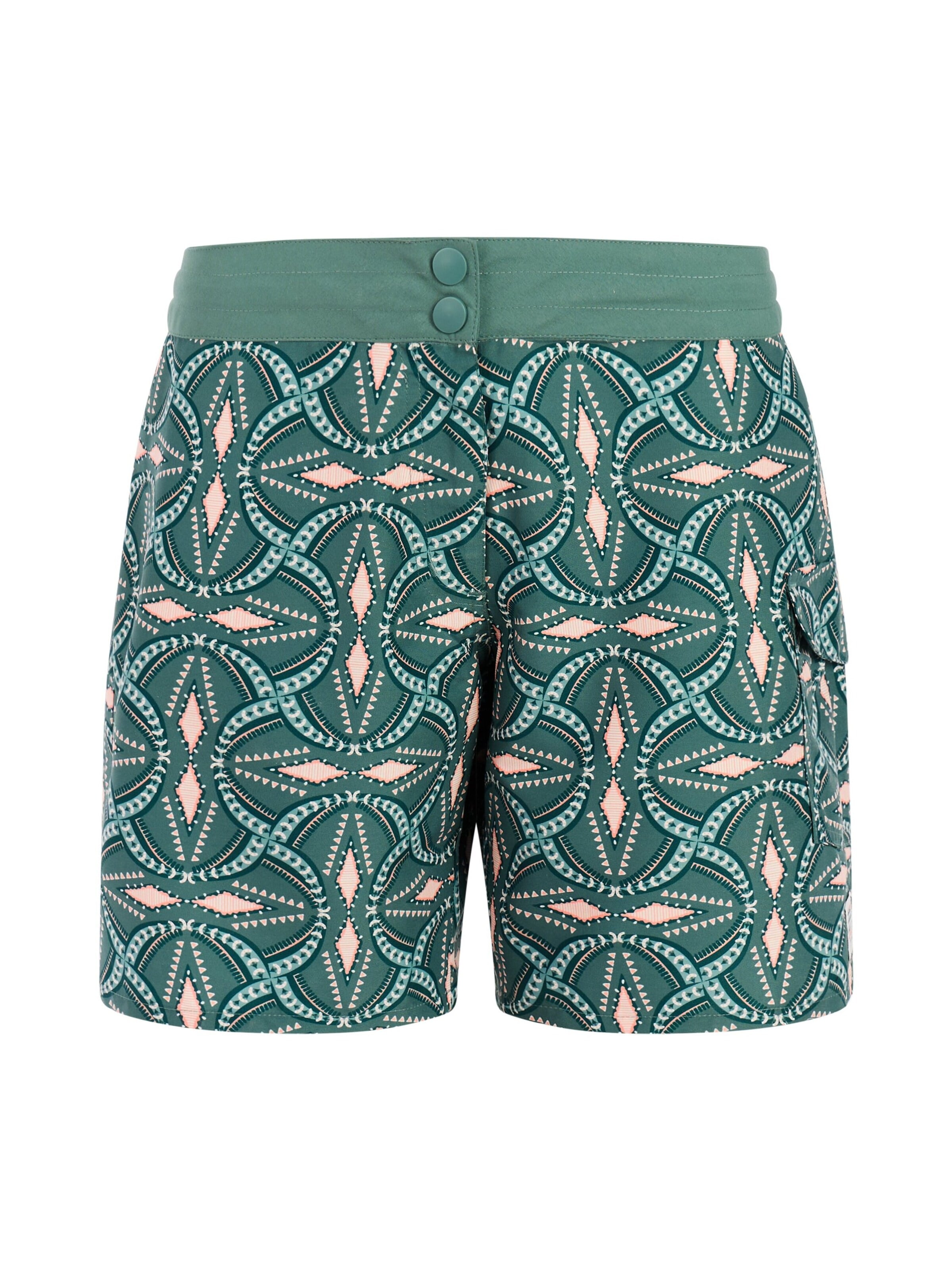 PROTEST Boardshorts 'PRTJesse' in Groen: voorkant