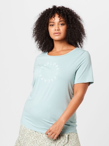 Tricou de la Esprit Sport Curvy pe verde: față