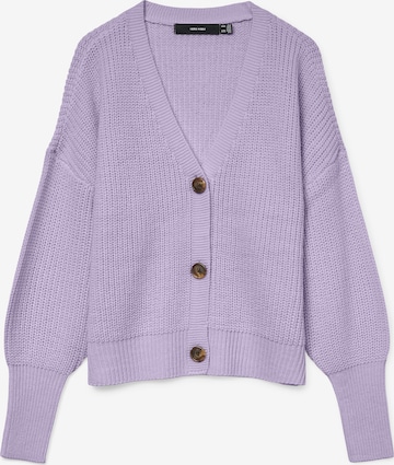 VERO MODAKardigan 'VMLEA' - ljubičasta boja: prednji dio