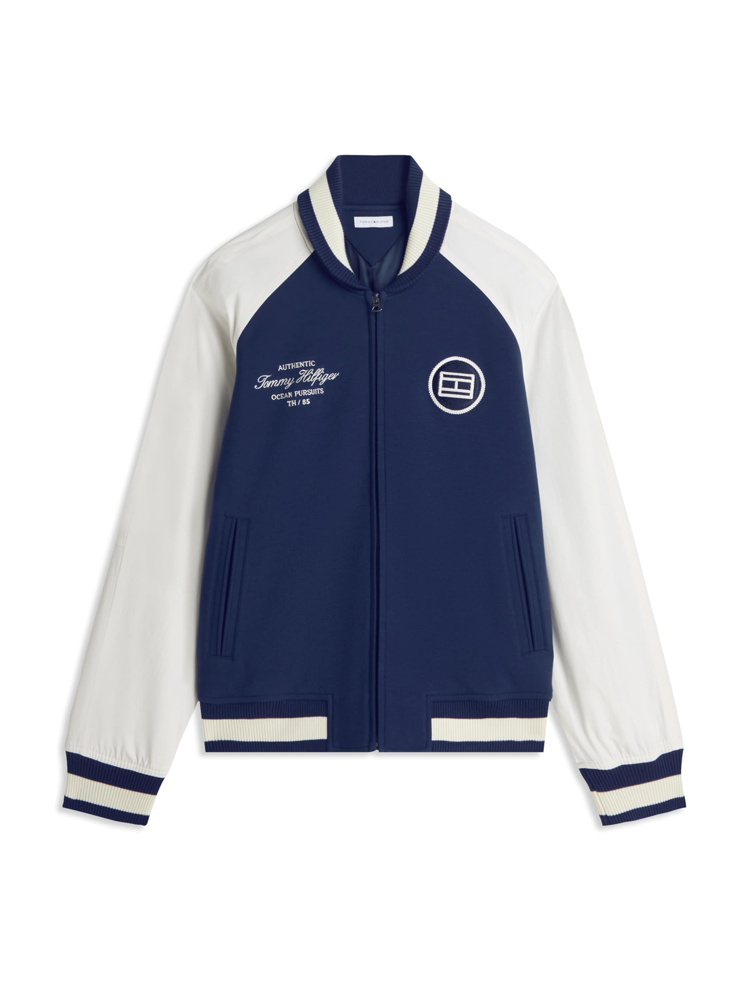 Veste de survêtement 'NAUTICAL' TOMMY HILFIGER en bleu : devant