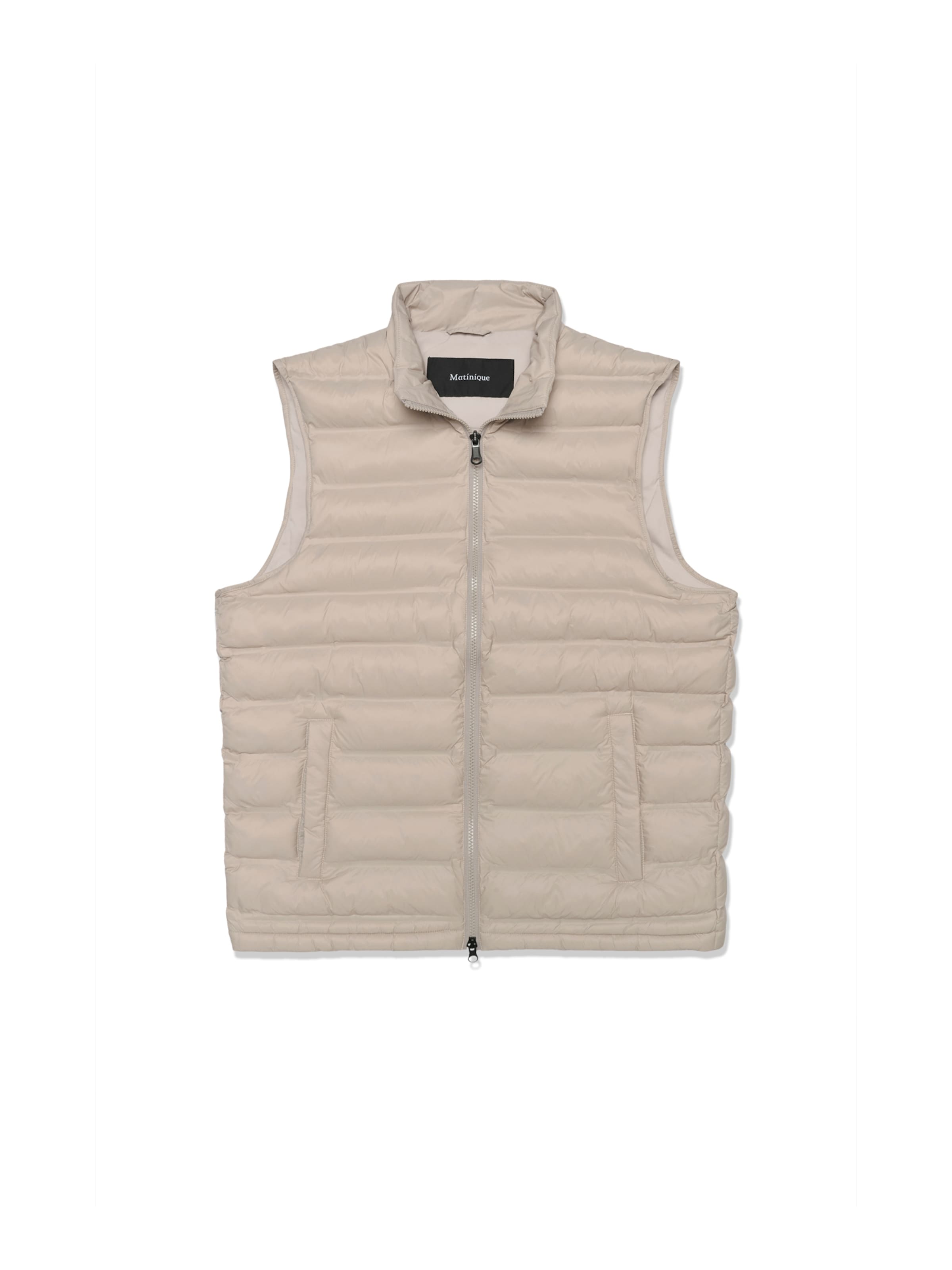 Matinique - Chaleco 'MASalvatore' en gris: frente