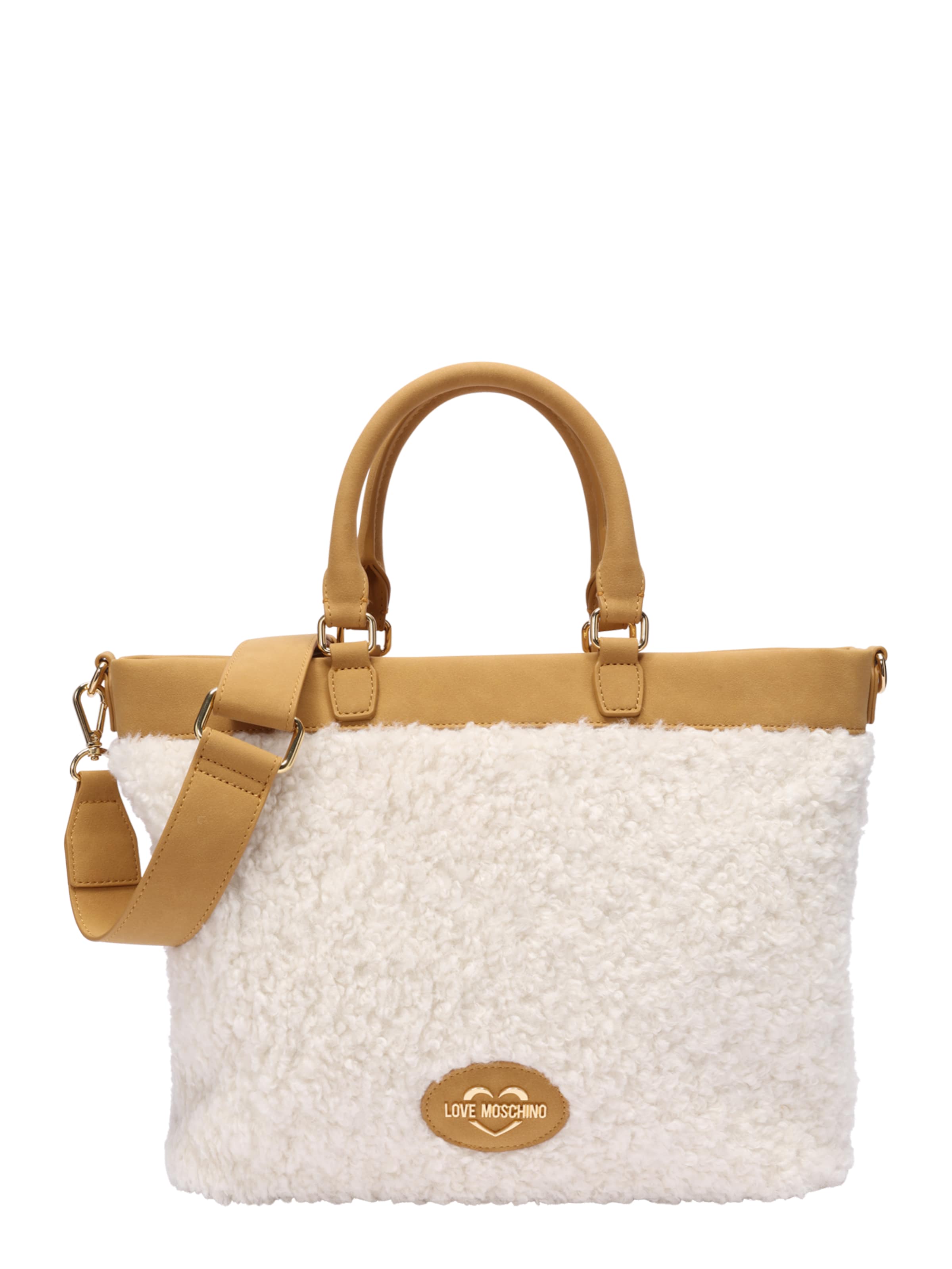 Love Moschino Torebka w kolorze beżowy: przód