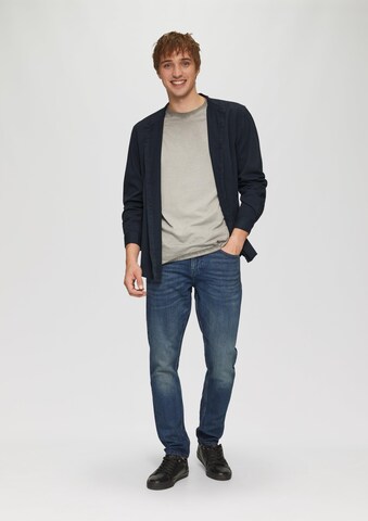 QS Regular fit Button Up Shirt in Blue