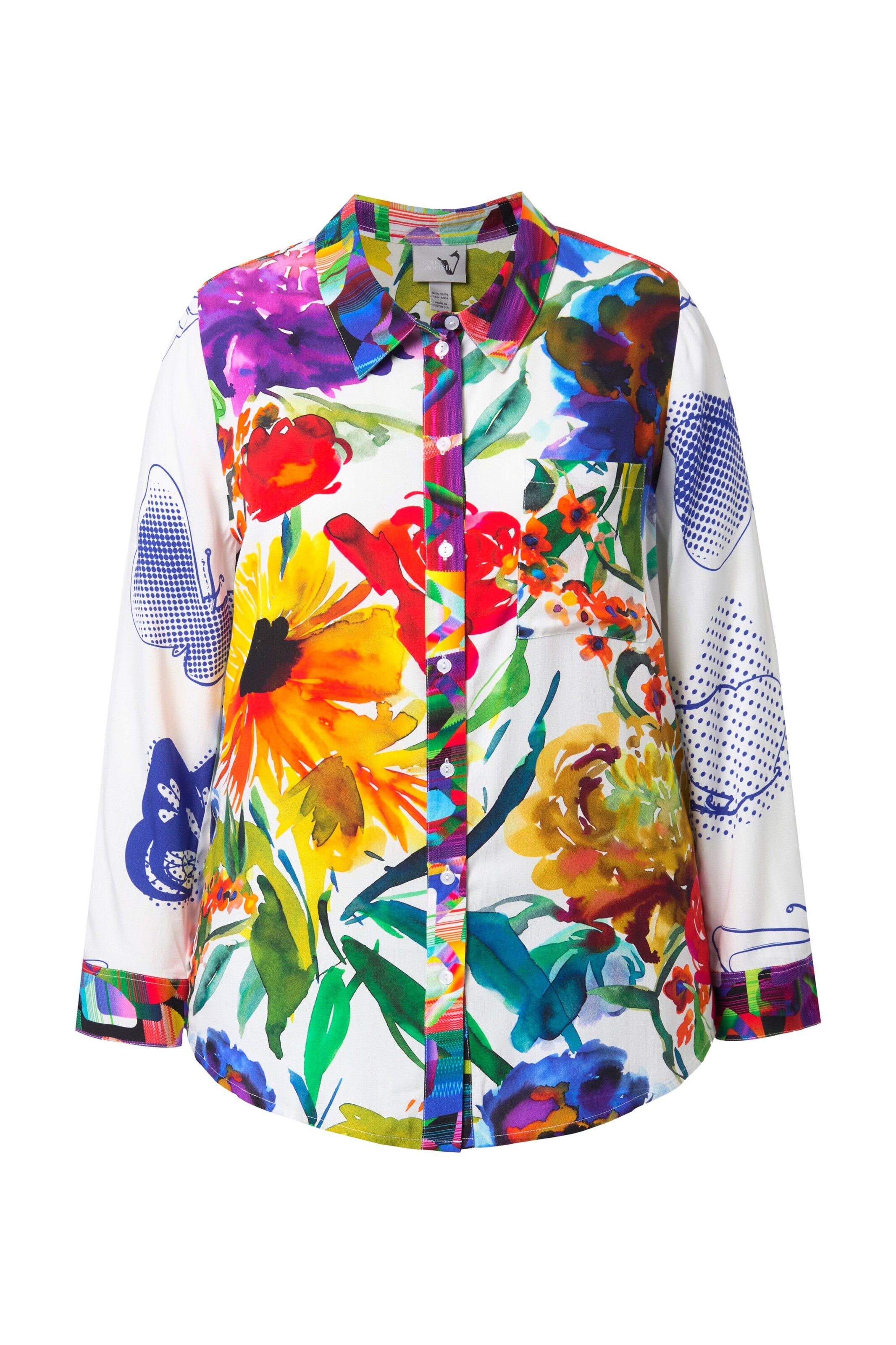 Ulla Popken Blouse in Mixed colors: front