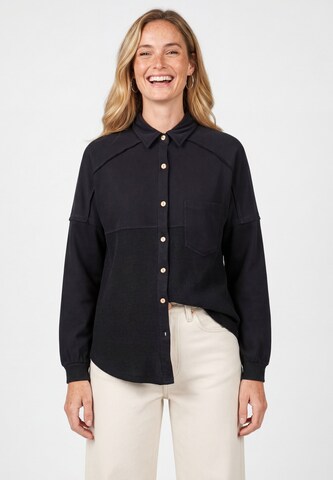 usha BLUE LABEL - Chaqueta de entretiempo en negro: frente
