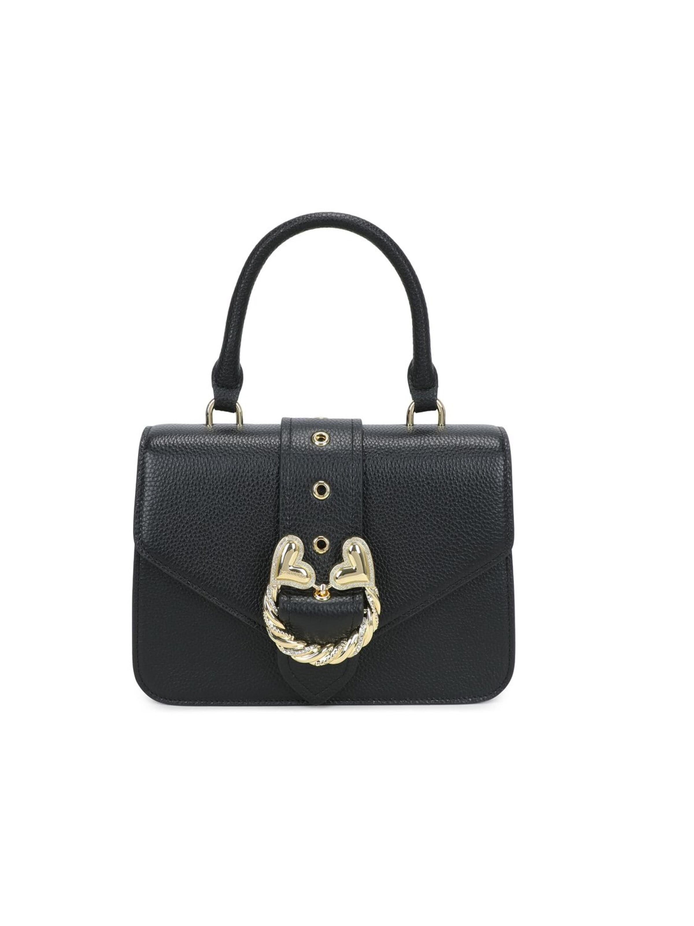 Borsa a mano 'Baroque' di Braccialini in nero: frontale