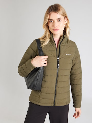 Pepe Jeans Between-season jacket in Green: front