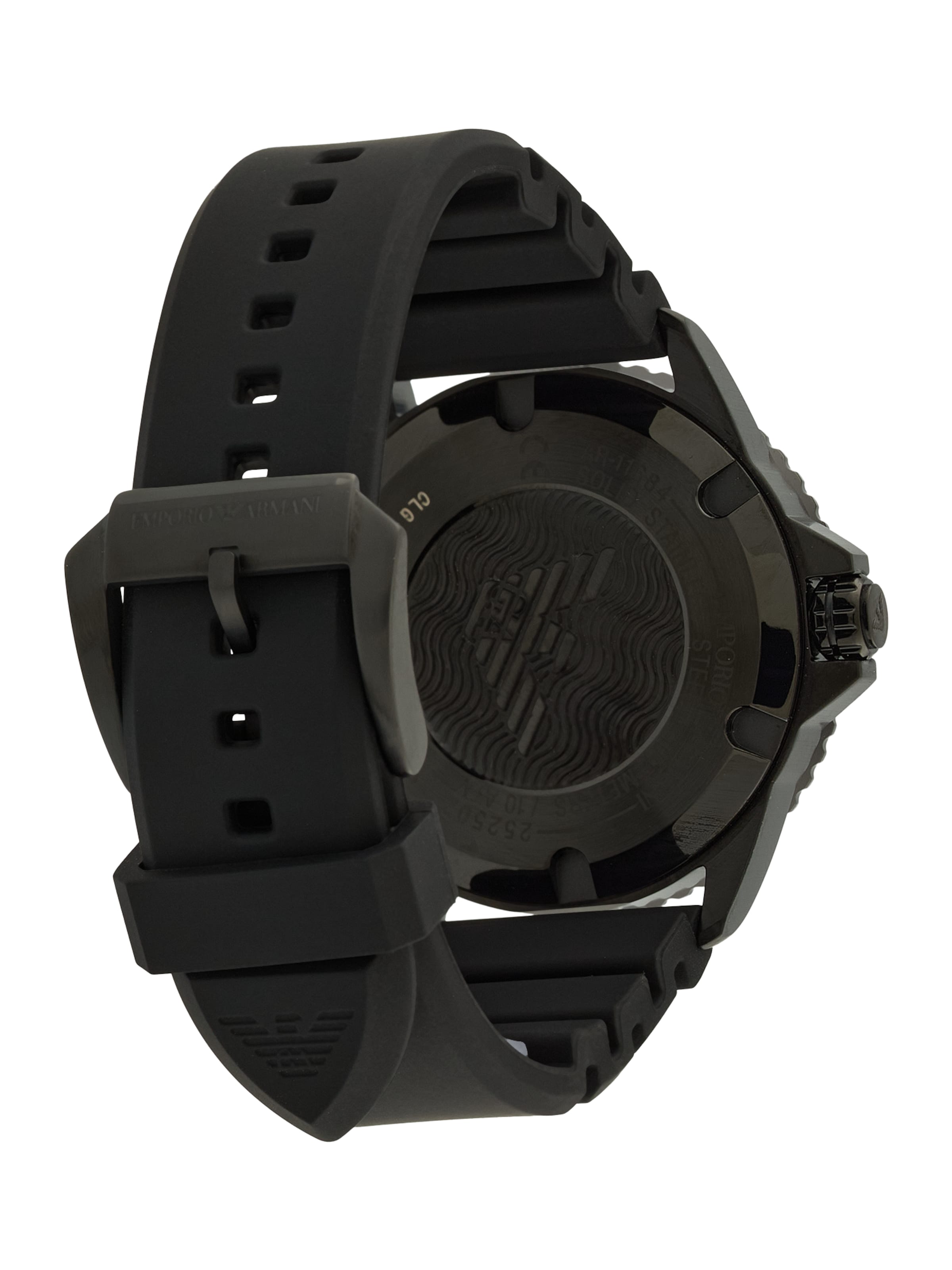 Ceas analogic de la Emporio Armani pe negru