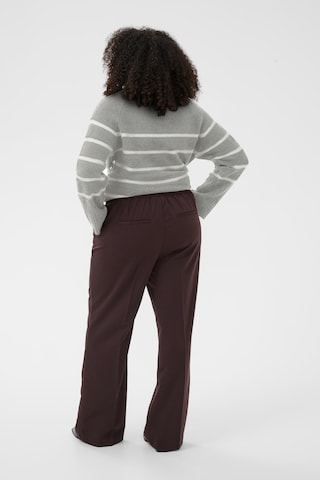 KAFFE CURVE Sweater 'KCerina' in Grey