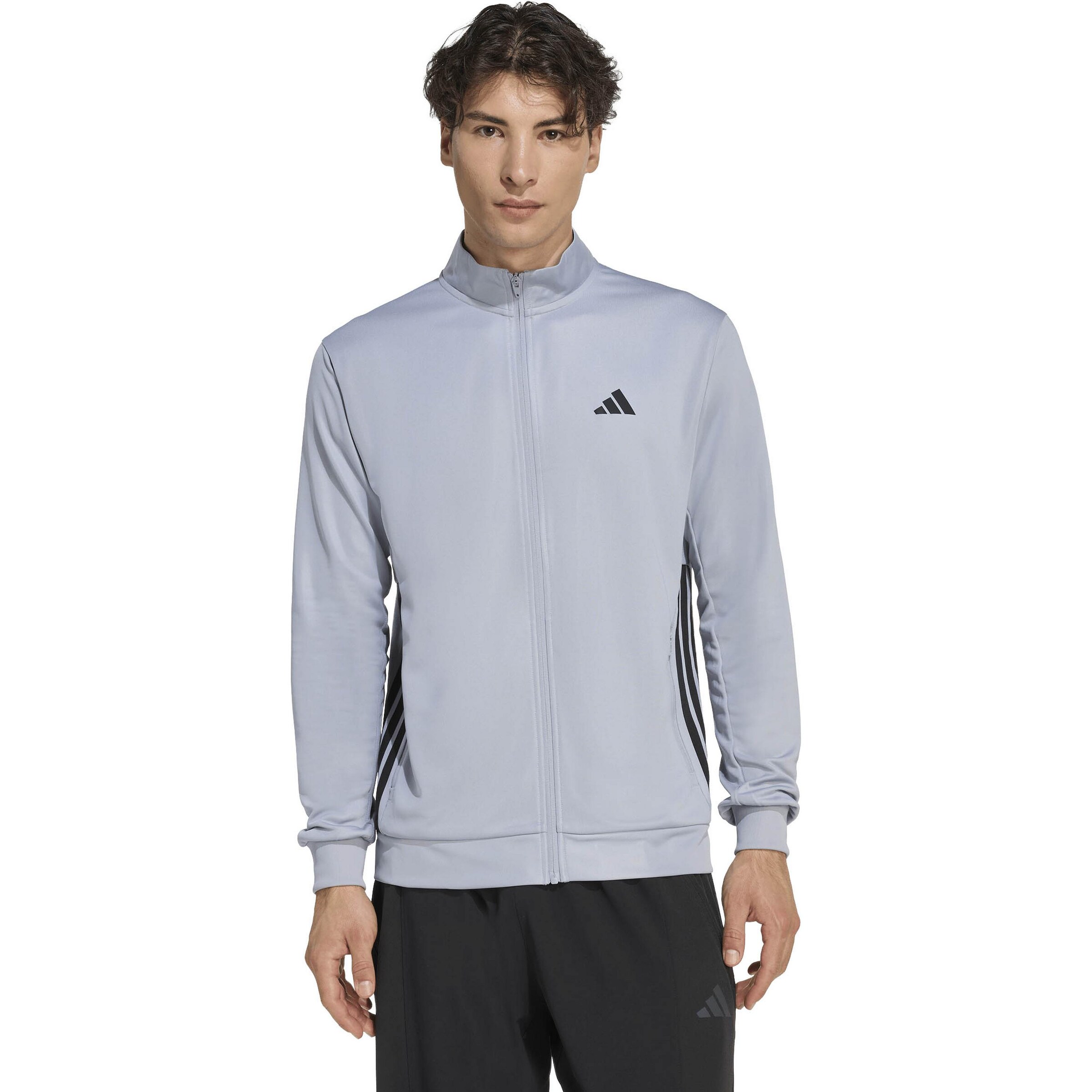 ADIDAS PERFORMANCE Trainingsjacke in Grau: Vorderseite