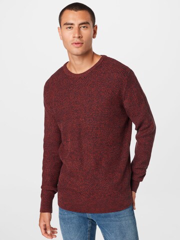 TOM TAILOR Sweater in Red: front