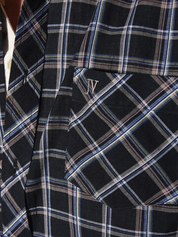 Jan Vanderstorm Comfort fit Overhemd in Zwart