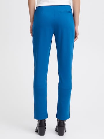 Regular Pantalon 'KATE' ICHI en bleu