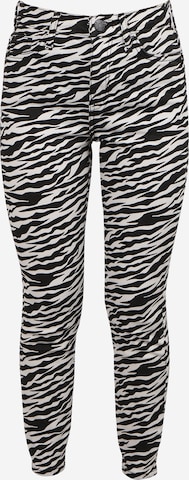 River Island Petite Skinny Farkut värissä musta: etupuoli