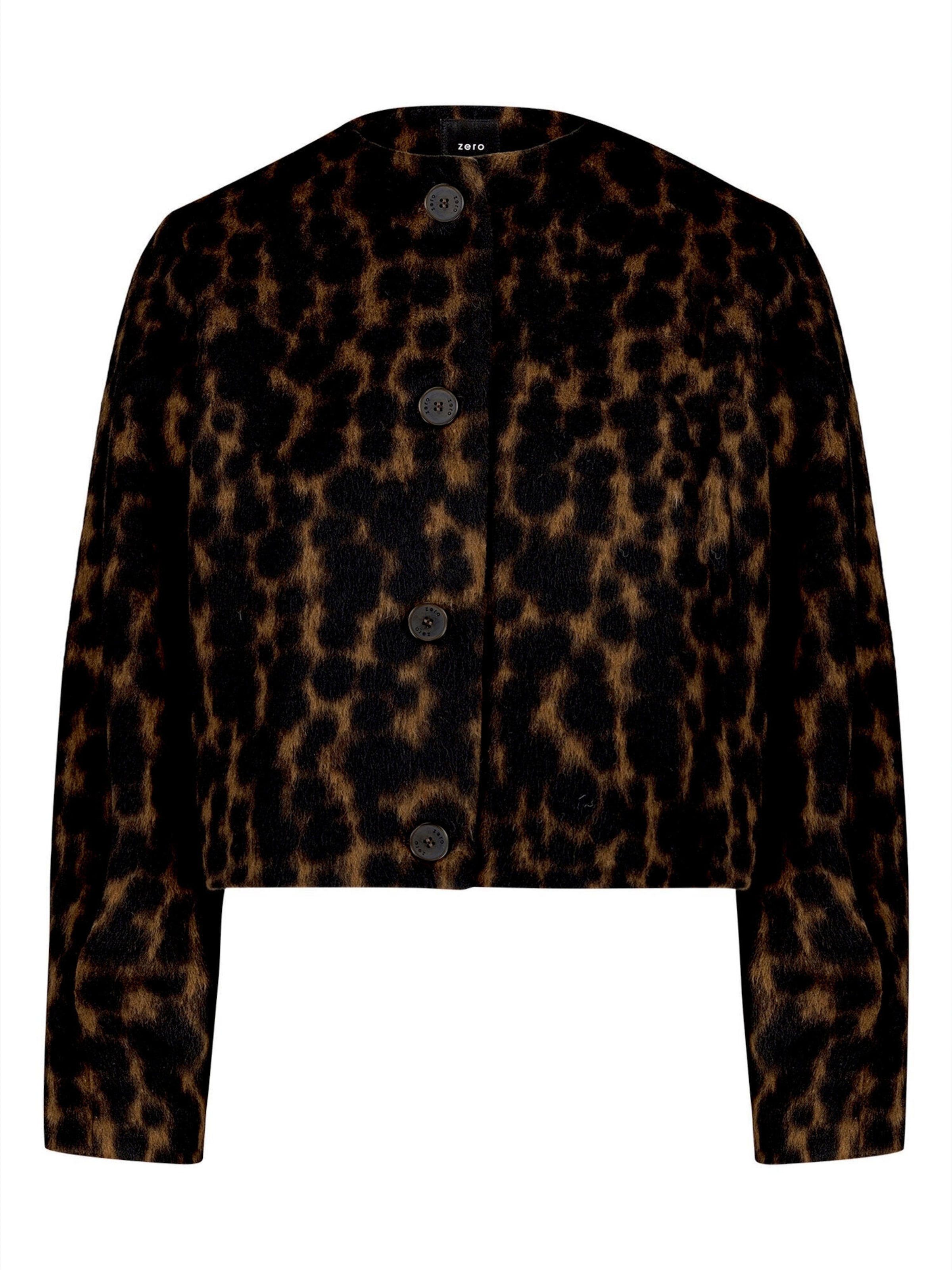 Blazer di zero in marrone: frontale