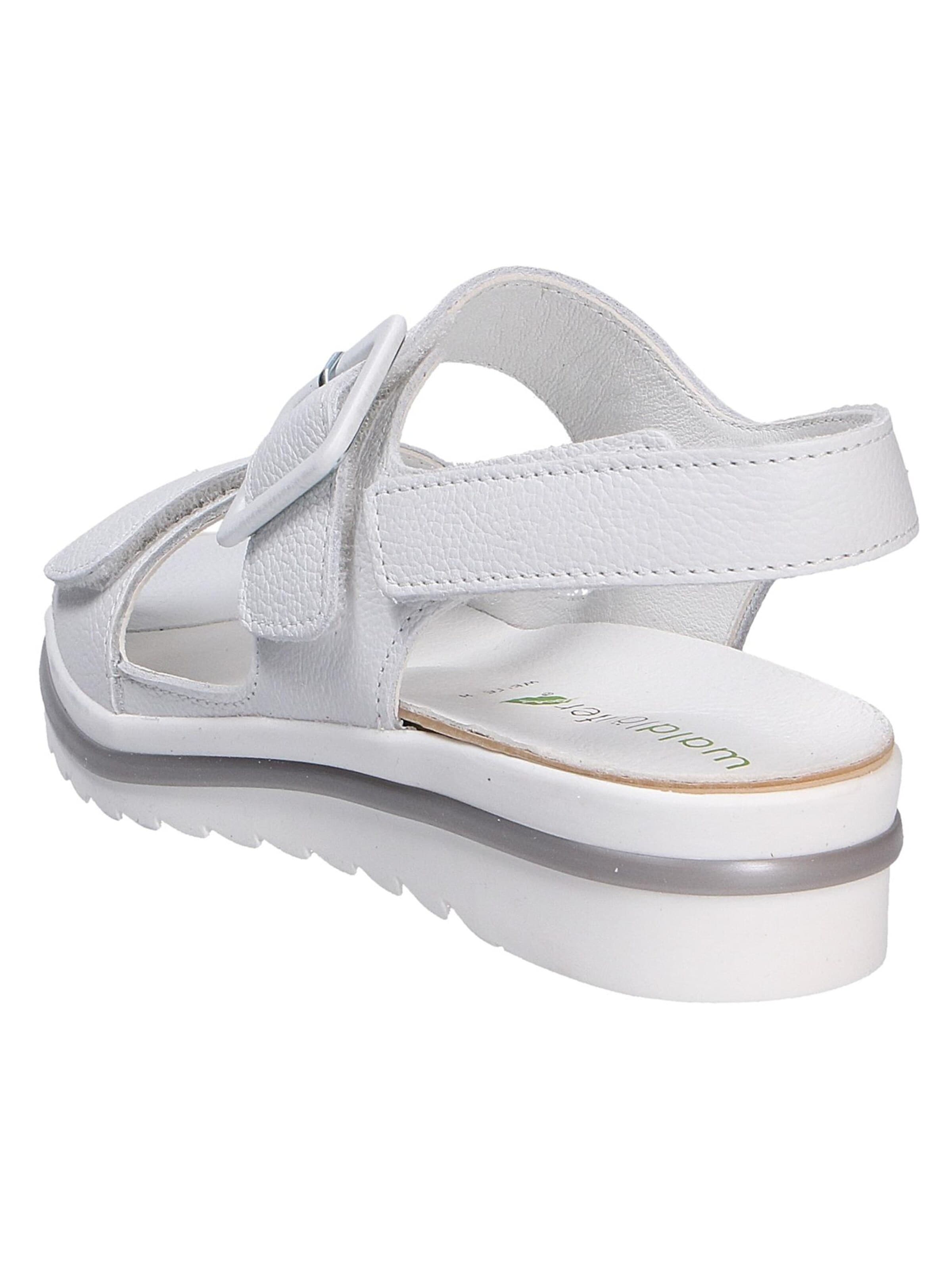 WALDLÄUFER - Sandalias con hebilla 'Hakura' en blanco