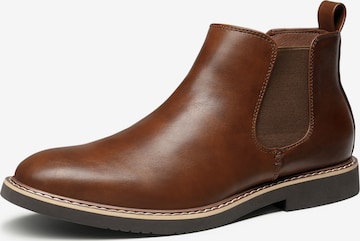 Bruno Marc Chelsea Boots in Brown: front