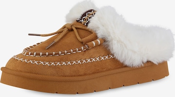 Van Hill Huisschoenen 'Olivia' in Bruin: voorkant