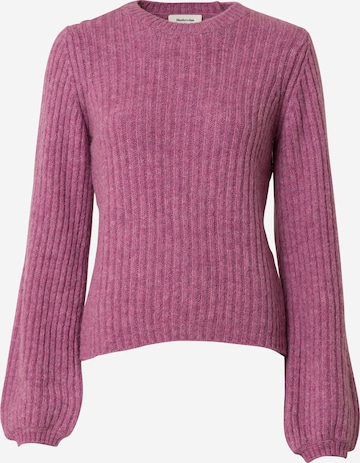 modström Sweater 'Goldie' in Purple: front