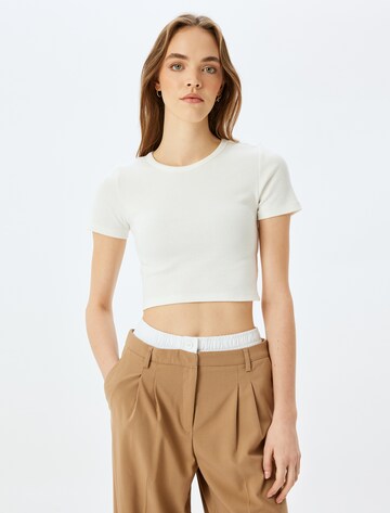 Koton Shirt in Wit: voorkant