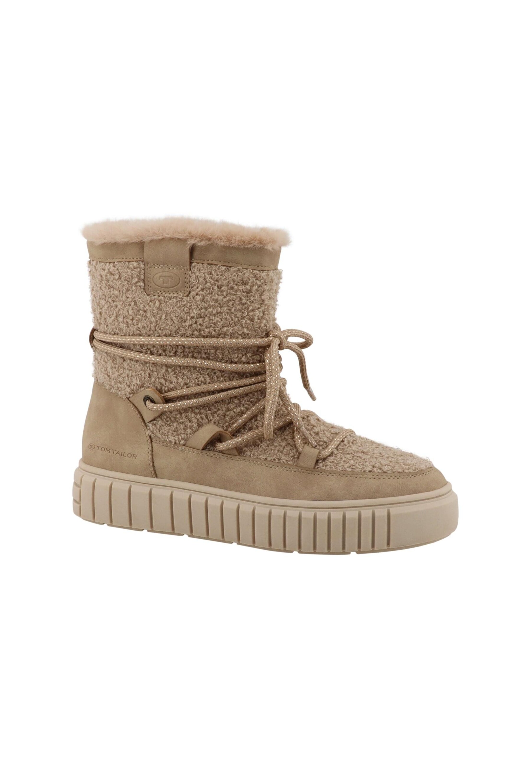 TOM TAILOR Boots σε μπεζ