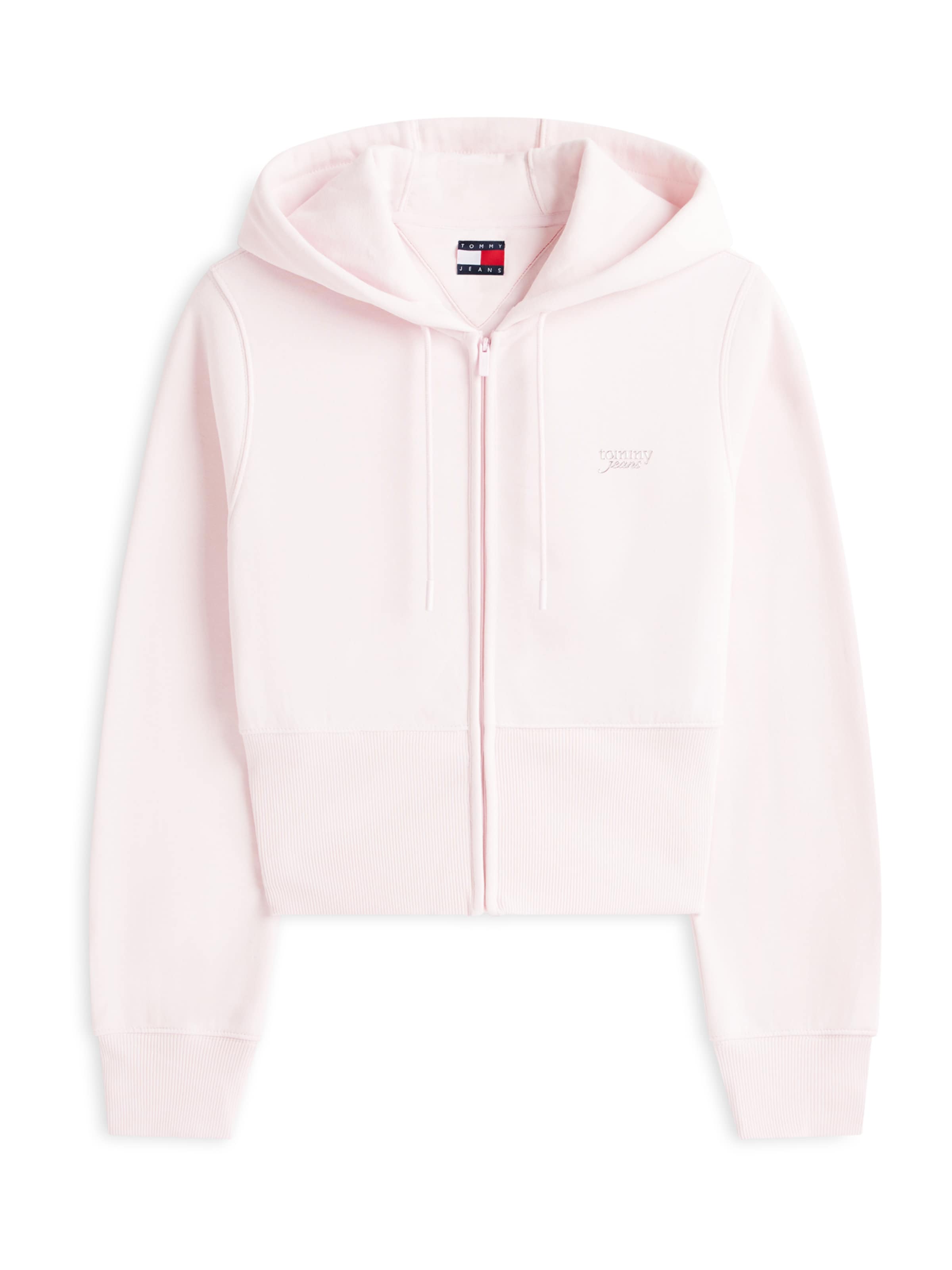 Veste de survêtement Tommy Jeans en rose : devant