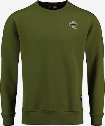 Key Largo Sweatshirt 'Faded Memories' in Green: front