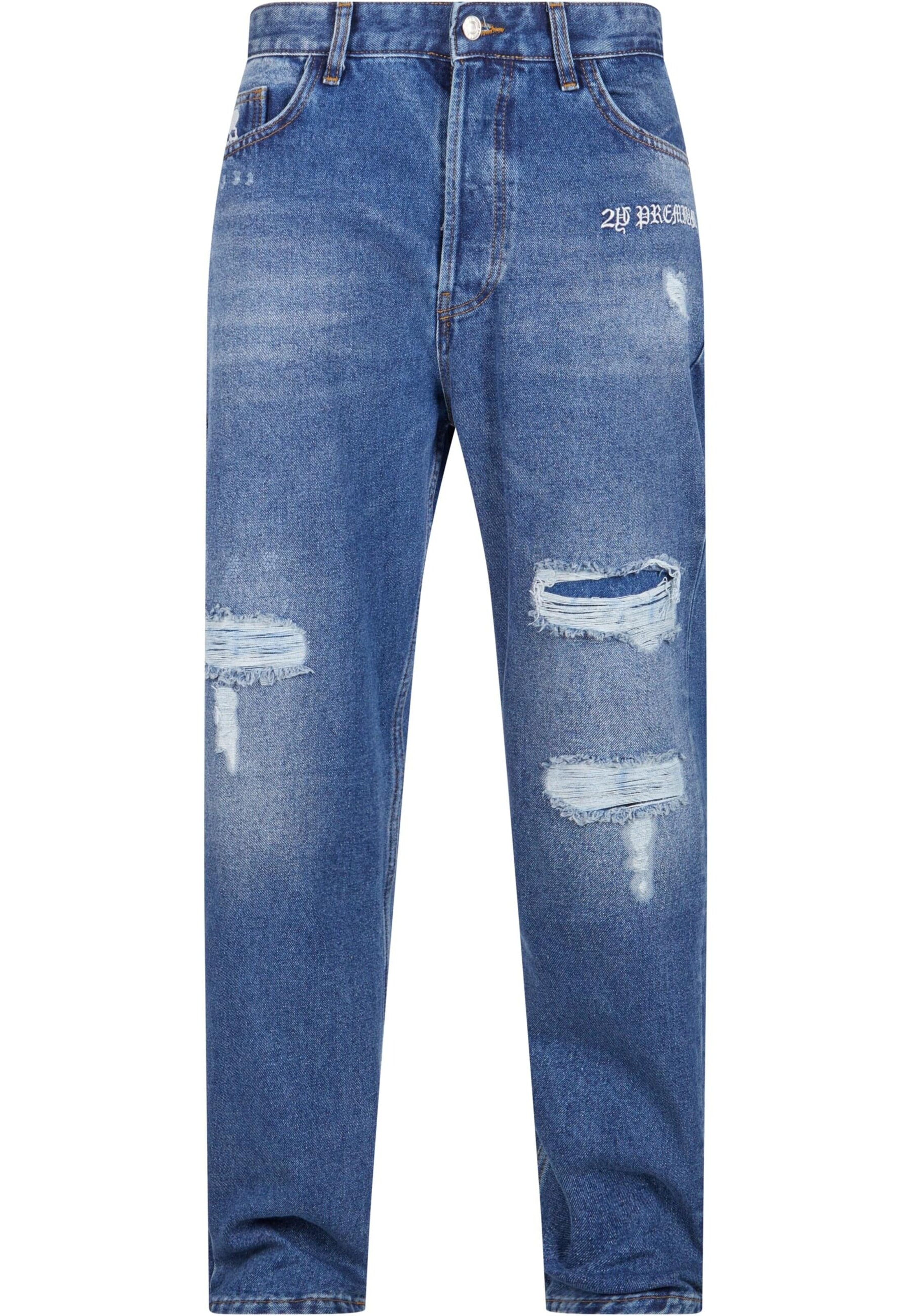 2Y Premium Loose fit Jeans in Blue: front
