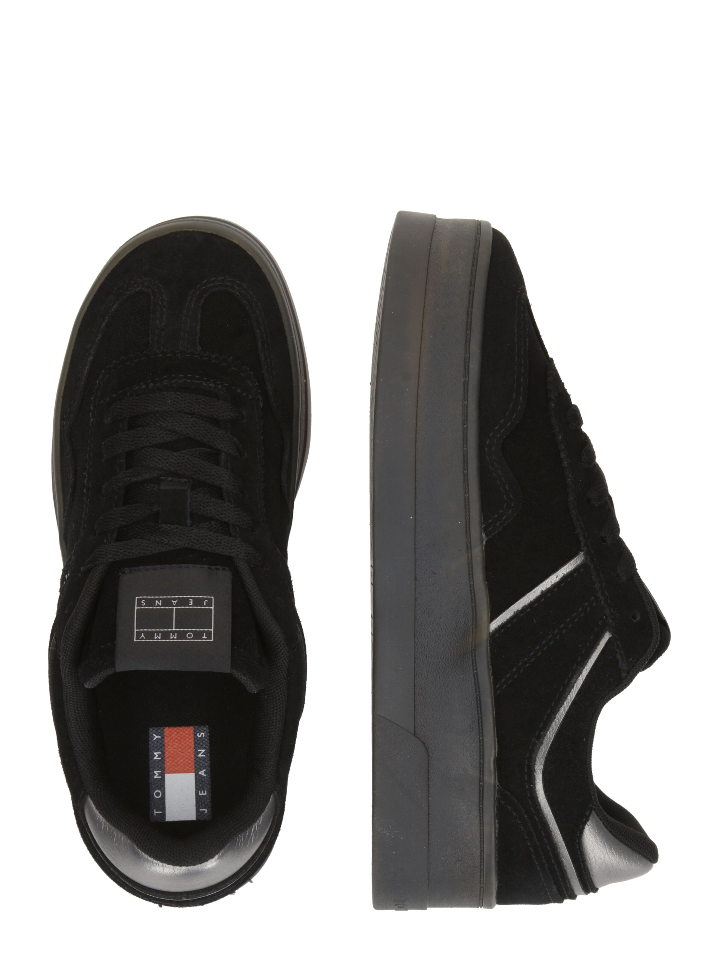 Tommy Jeans Σνίκερ χαμηλό 'The Greenwich' σε μαύρο