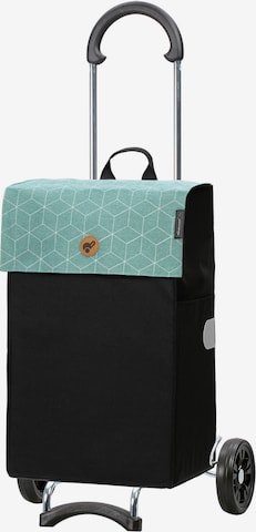 Andersen Shopper Trolley 'Scala' in Groen: voorkant