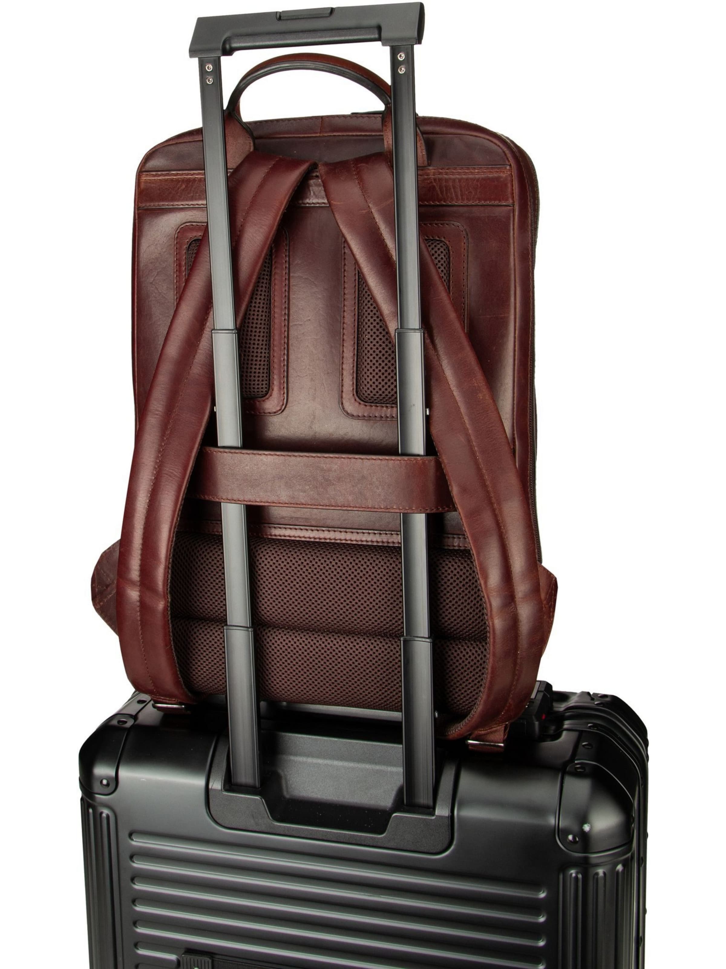 JOST Rugzak ' Lund DP 6746 ' in Bruin