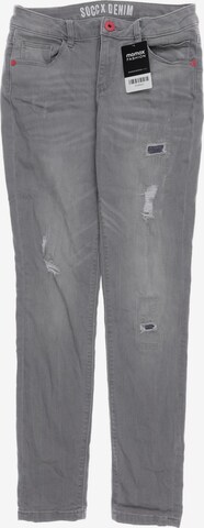 Soccx Jeans in 28 in Grey: front