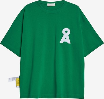 ARMEDANGELS Shirt 'Mikas' in Groen: voorkant